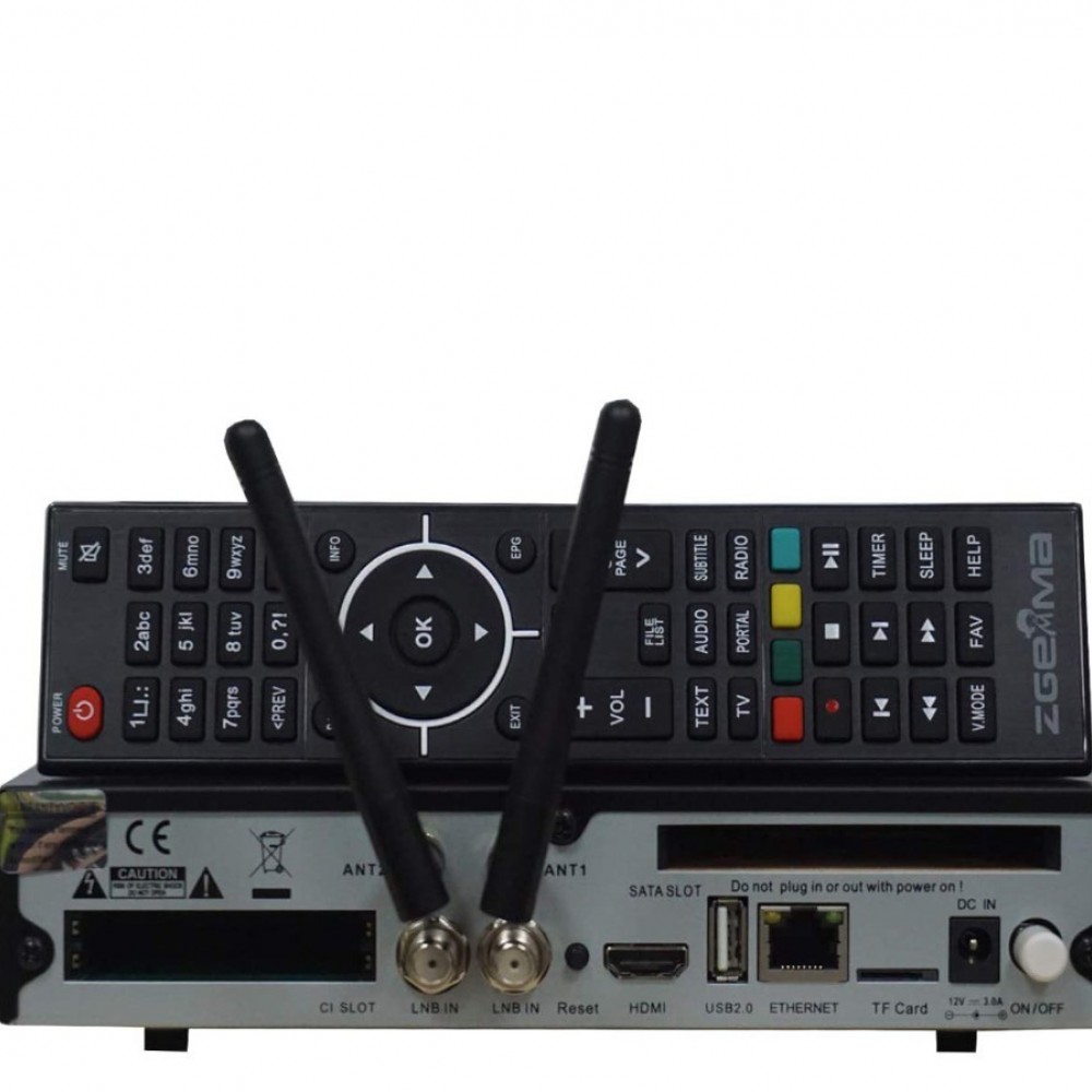 Zgemma H9 Twin SE Dekoder 4K Enigma2 Oscam - Cccam - IPTV wbudowane WiFi