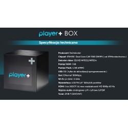 Player+ Box Polska Telewizja bez anteny satelitarnej